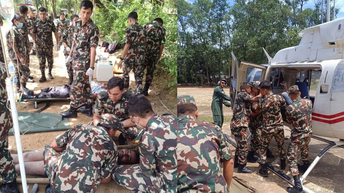 बाढी पीडितको उद्धारका लागि १२ हेलिकप्टर परिचालन
